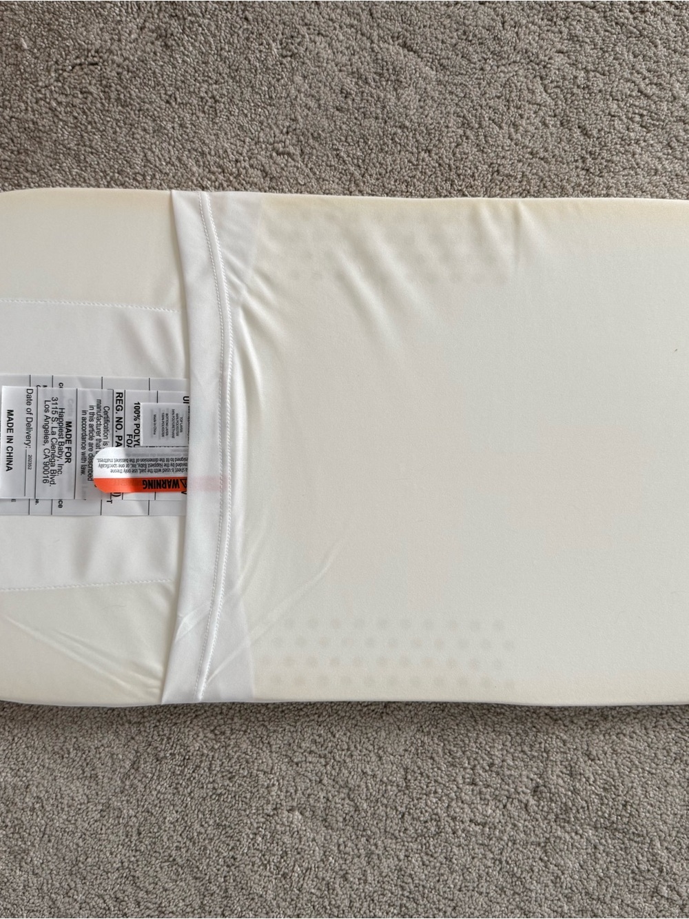 Waterproof Cream Kids Mattress Cover with Elastic Fit